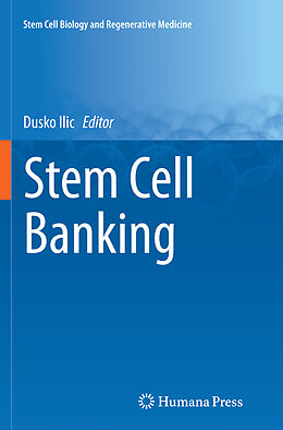 Couverture cartonnée Stem Cell Banking de 