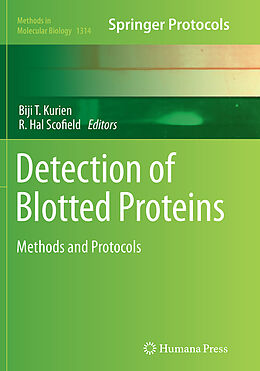 Couverture cartonnée Detection of Blotted Proteins de 