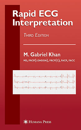 Couverture cartonnée Rapid ECG Interpretation de M. Gabriel Khan
