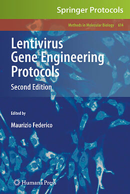 Kartonierter Einband Lentivirus Gene Engineering Protocols von 
