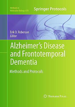 Kartonierter Einband Alzheimer's Disease and Frontotemporal Dementia von 
