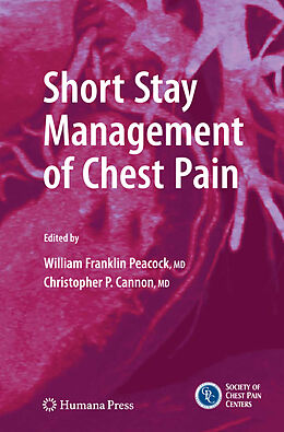 Couverture cartonnée Short Stay Management of Chest Pain de 