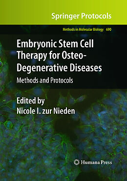 Kartonierter Einband Embryonic Stem Cell Therapy for Osteo-Degenerative Diseases von 
