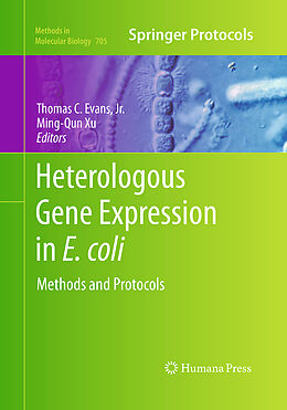 Kartonierter Einband Heterologous Gene Expression in E.coli von 
