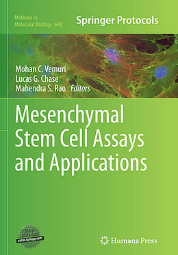 Kartonierter Einband Mesenchymal Stem Cell Assays and Applications von 