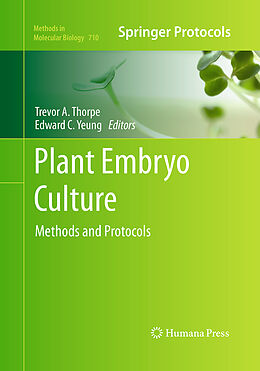 Kartonierter Einband Plant Embryo Culture von 