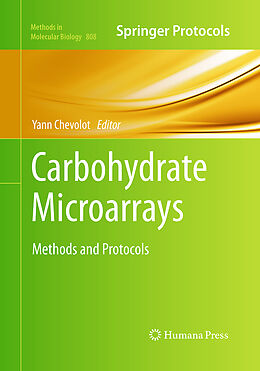 Kartonierter Einband Carbohydrate Microarrays von 
