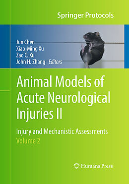 Couverture cartonnée Animal Models of Acute Neurological Injuries II de 