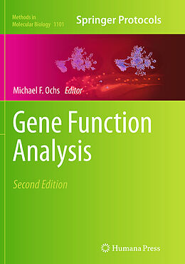 Kartonierter Einband Gene Function Analysis von 
