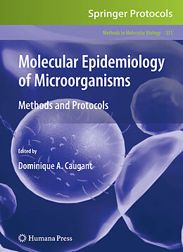 Kartonierter Einband Molecular Epidemiology of Microorganisms von 