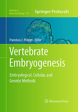 Kartonierter Einband Vertebrate Embryogenesis von 