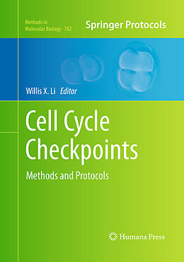 Kartonierter Einband Cell Cycle Checkpoints von 
