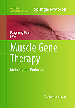 Kartonierter Einband Muscle Gene Therapy von 