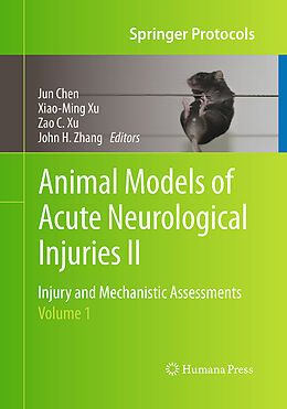 Couverture cartonnée Animal Models of Acute Neurological Injuries II de 