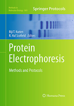 Couverture cartonnée Protein Electrophoresis de 