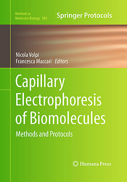 Couverture cartonnée Capillary Electrophoresis of Biomolecules de 