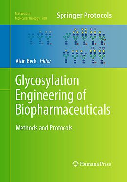 Couverture cartonnée Glycosylation Engineering of Biopharmaceuticals de 