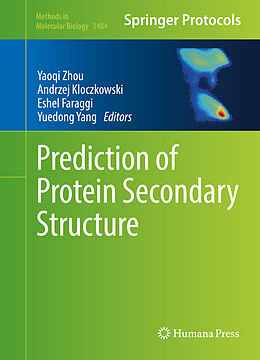 Fester Einband Prediction of Protein Secondary Structure von 