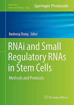 Fester Einband RNAi and Small Regulatory RNAs in Stem Cells von 