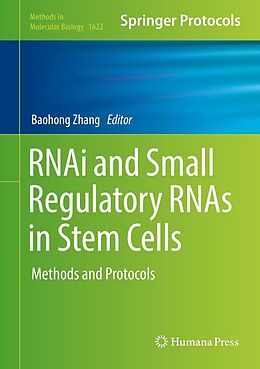 E-Book (pdf) RNAi and Small Regulatory RNAs in Stem Cells von 