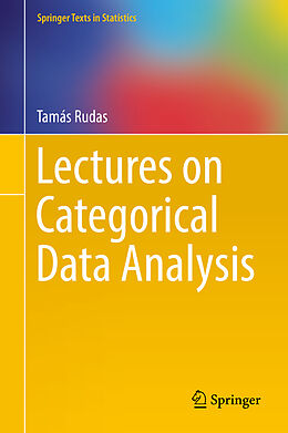 Fester Einband Lectures on Categorical Data Analysis von Tamás Rudas