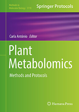 Fester Einband Plant Metabolomics von 