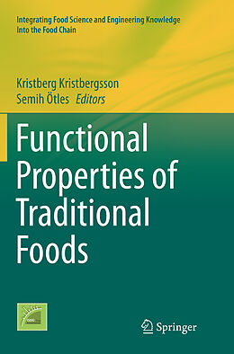 Kartonierter Einband Functional Properties of Traditional Foods von 