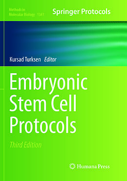 Couverture cartonnée Embryonic Stem Cell Protocols de 