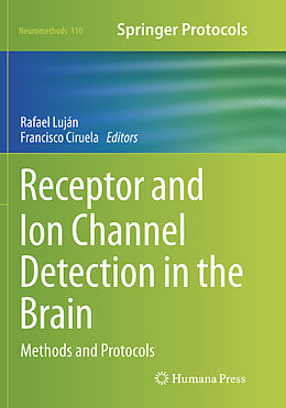 Couverture cartonnée Receptor and Ion Channel Detection in the Brain de 