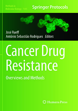 Kartonierter Einband Cancer Drug Resistance von 