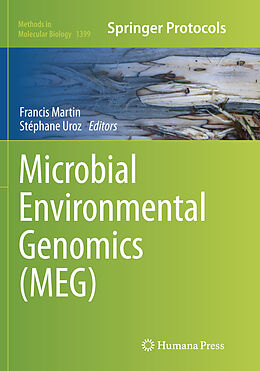 Kartonierter Einband Microbial Environmental Genomics (MEG) von 