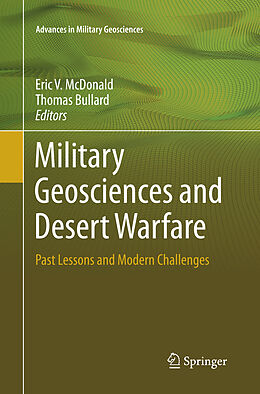 Couverture cartonnée Military Geosciences and Desert Warfare de 