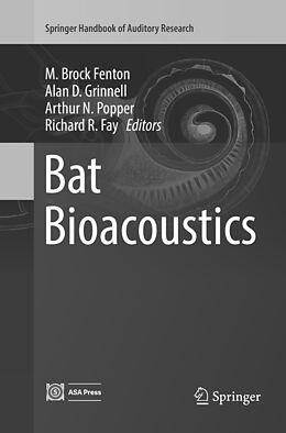 Couverture cartonnée Bat Bioacoustics de 