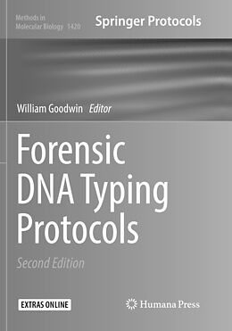 Kartonierter Einband Forensic DNA Typing Protocols von 