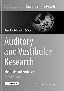Kartonierter Einband Auditory and Vestibular Research von 