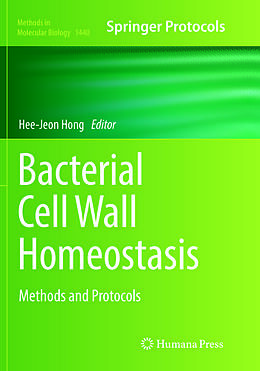 Kartonierter Einband Bacterial Cell Wall Homeostasis von 