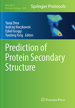 Kartonierter Einband Prediction of Protein Secondary Structure von 