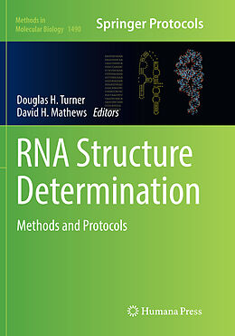Kartonierter Einband RNA Structure Determination von 