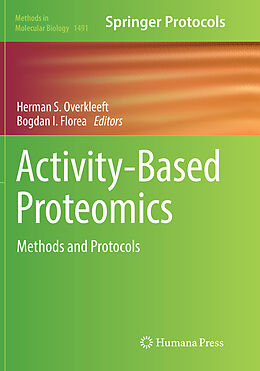 Kartonierter Einband Activity-Based Proteomics von 