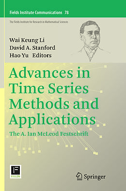 Couverture cartonnée Advances in Time Series Methods and Applications de 