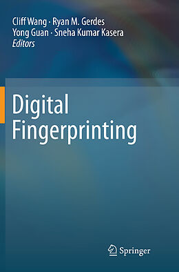 Couverture cartonnée Digital Fingerprinting de 