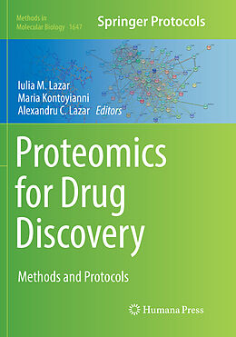 Kartonierter Einband Proteomics for Drug Discovery von 