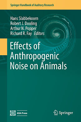 Livre Relié Effects of Anthropogenic Noise on Animals de 