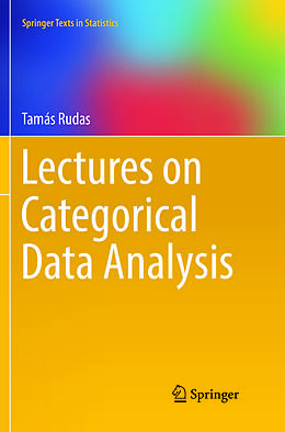 Kartonierter Einband Lectures on Categorical Data Analysis von Tamás Rudas