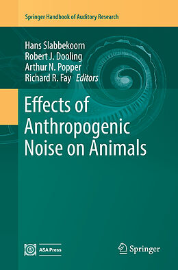 Couverture cartonnée Effects of Anthropogenic Noise on Animals de 