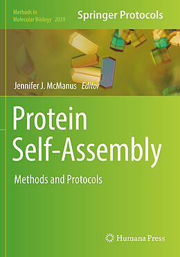 Couverture cartonnée Protein Self-Assembly de 