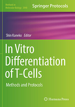 Couverture cartonnée In Vitro Differentiation of T-Cells de 