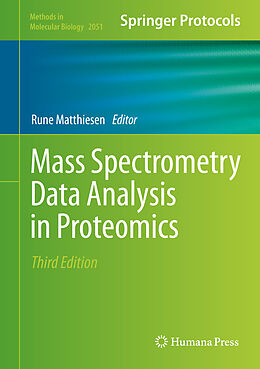 Livre Relié Mass Spectrometry Data Analysis in Proteomics de 