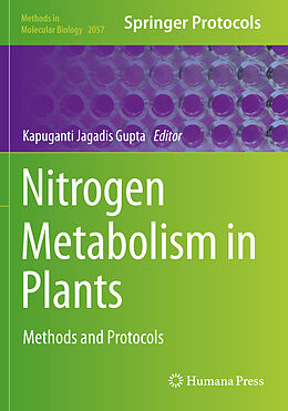 Couverture cartonnée Nitrogen Metabolism in Plants de 