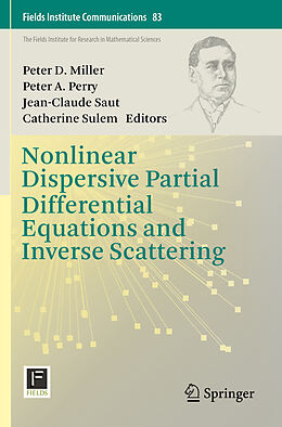 Couverture cartonnée Nonlinear Dispersive Partial Differential Equations and Inverse Scattering de 